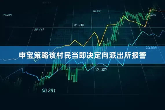 申宝策略该村民当即决定向派出所报警
